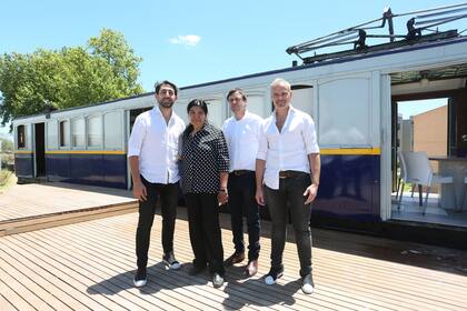 Máximo Ferraro, Margarita Barrientos, Ezequiel Eguía Seguí y Gustavo Yankelevich