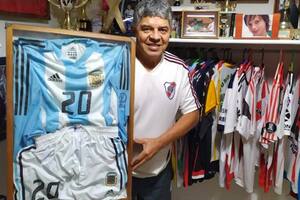 Marcelo Gallardo: el museo de camisetas de su padre Máximo