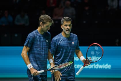 Máximo González y Andrés Molteni, la dupla de dobles elegida por Guillermo Coria para las Finals de la Copa Davis