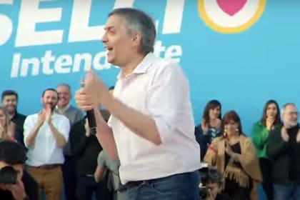 Máximo Kirchner en Hurlingham.