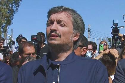 Máximo Kirchner en el aniversario de Comodoro Rivadavia. Captura de video