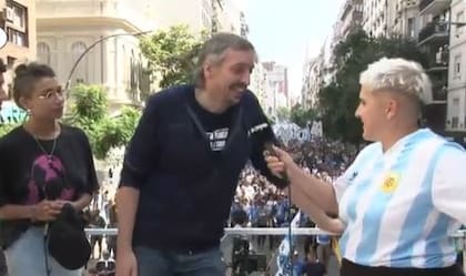 Máximo Kirchner, entrevistado por La Cámpora