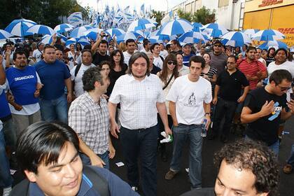 Máximo Kirchner es el dirigente de La Cámpora, la agrupación más fiel al kirchnerismo