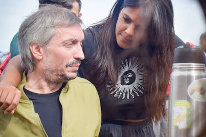 Máximo Kirchner y Eva Mieri