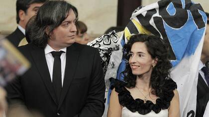 Máximo Kirchner y Rocío García