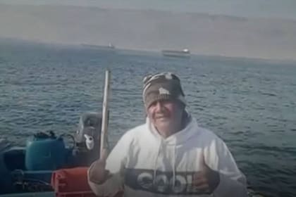 Máximo Napa, de 61 años, estuvo 94 dìas a la deriva en alta mar