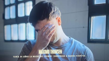 Máximo Thomsen se quebró al referirse al crimen (Foto: Captura Netflix)