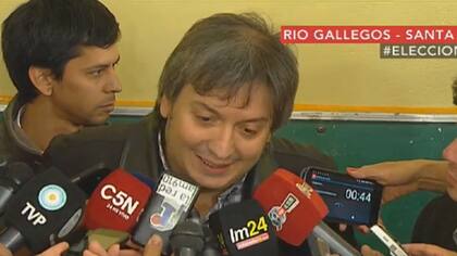 Máximo y Florencia votaron en Río Gallegos