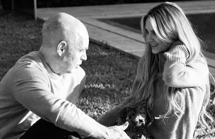 Maylin y Larreta en 2022, año en el que comenzó su relación