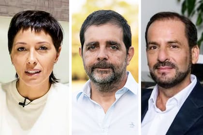 Mayra Mendoza, Fernando Moreira y Ariel Sujarchuk