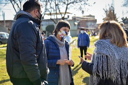 Mayra Mendoza fue una de las impulsoras de los reclamos contra la prestadora de energía