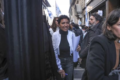 Mayra Mendoza fue una de las organizadoras del acto