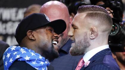 Mayweather y McGregor, cara a cara