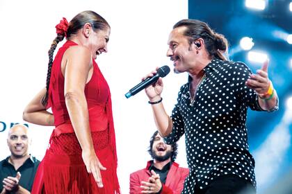 Sara Baras y Diego Torres, en escena. El gran final fue con “Color esperanza”.