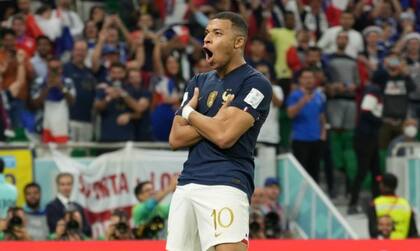 Mbappé fue imparable ante Polonia y sentenció el triunfo con dos golazos (Twitter @equipedefrance)