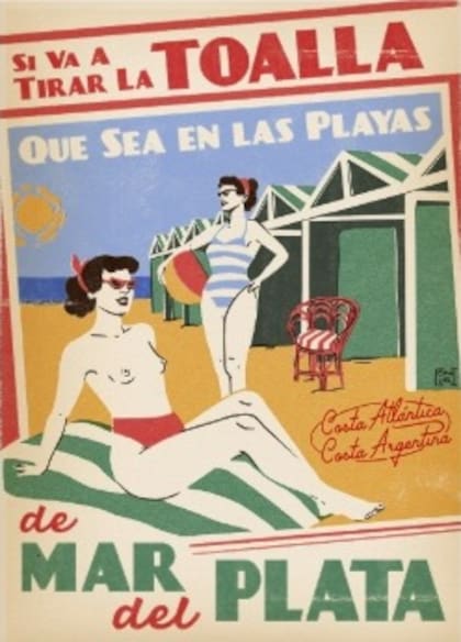 "Me inspiro sobre todo en el diseño gráfico de los años 20 a los 60. Me gustan sus colores, sus tipografías, sus planteos visuales", revela la artista
