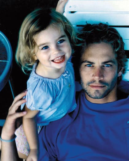 Meadow junto a su padre