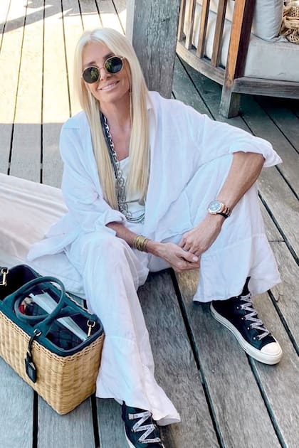 Mecha recibió el año en Punta del Este