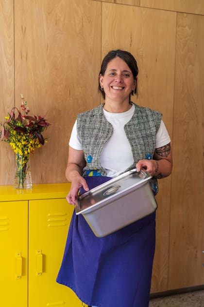 Mecha Solís recibe en un espacio familiar y relajado.