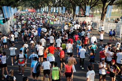 Media maraton de Buenos Aires. 21 Km. en Palermo
