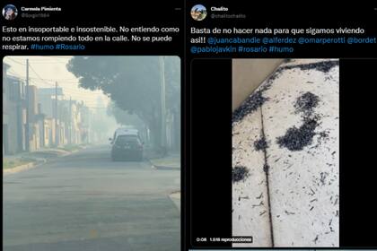 Mediante redes sociales, se muestra la realidad de los incendios (Captura Twitter)