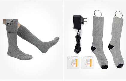 Medias y otros artefactos para mantener los pies bien calientes