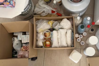 Medicamentos y excipientes secuestrados en los allanamientos al "Rey del Viagra"