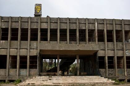 Cuartel militar en los Altos de Golán, uno de los muchos edificios que quedaron abandonados desde que se libraron las guerras hace más de medio siglo