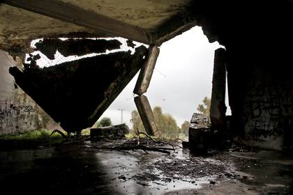 Parte de una mezquita abandonada