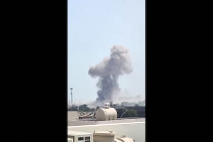 Medios estatales iraníes confirmaron explosiones en Qom, Isfahán, Kermanshah y Karaj (Photo by various sources / AFP)