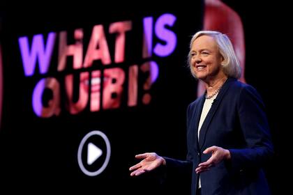 Meg Whitman, ex CEO de Hewlett Packard Enterprise, es una de las fundadores de Quibi