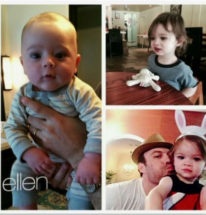 Megan, feliz con sus retoños