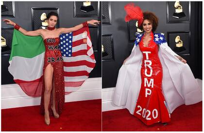 Megan Pormer y Joy Villa hicieron de sus vestimentas una proclama