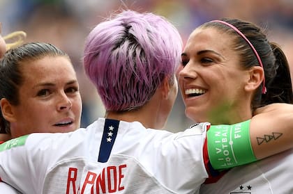 Megan Rapinoe de Estados Unidos