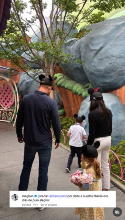 Meghan Markle compartió en su Instagram la intimidad del festejo de cumpleaños de su hija menor en los parques de atracciones de Disneyland (Foto: Captura de video / Instagram @meghan)