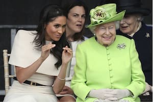 Meghan Markle y la reina, por primera vez solas en un acto oficial