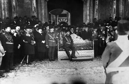 Mehmed VI en una foto de 1918, en Turquía