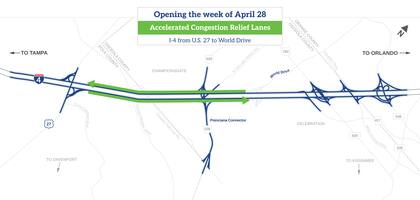 Mejoras en la I-4: un carril adicional por sentido busca reducir hasta 30% los tiempos de viaje en horas pico