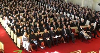 Melania Trump asiste al funeral de la ex primera dama, Rosalynn Carter, el 28 de noviembre de 2023