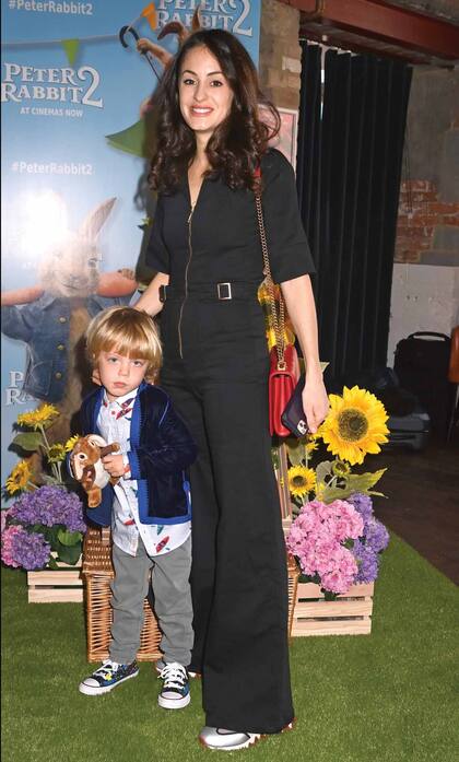 Melanie Hamrick y el pequeño Dev, quién nació en 2016 fruto de su amor con Mick Jagger