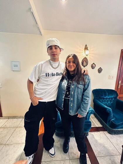 Melanie junto a Rusherking (Foto: Gentileza Melanie Torres)