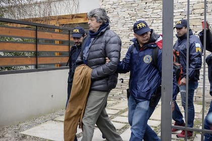 El momento de la detención de César Melazo