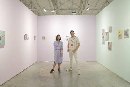 Melina Fernández, de Abra, y Arístides González Vigil, de Vigil Gonzalez, galerías reconocidas con el Premio Next