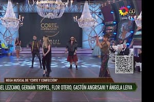 El sorprendente show con Ángela Leiva y Melina Lezcano en Corte y confección