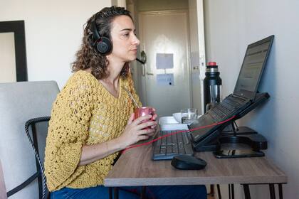 Melina Sedelli trabaja 100% remoto desde su casa. "Ya no tengo tiempos muertos", dice