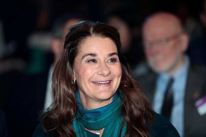 Melinda Gates en una conferencia en Noruega en noviembre último