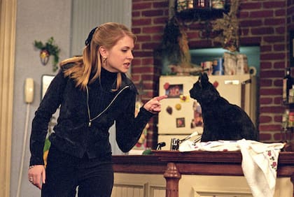 Melisa Joan Hart en una escena del popular programa que la hizo famosa