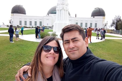 Melisa Muñoz y su pareja, Ezequiel Campos