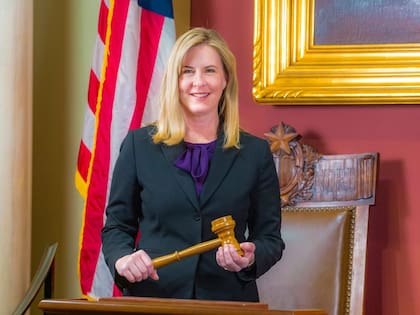 Melissa Hortman fue presidenta de la Cámara de Representantes de Minnesota.