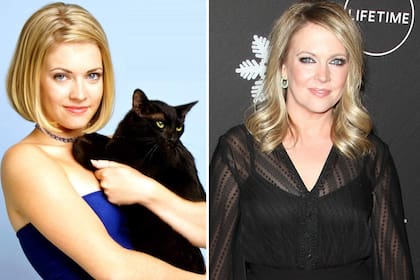 Melissa Joan Hart, en tiempos de Sabrina y en un evento realizado este año